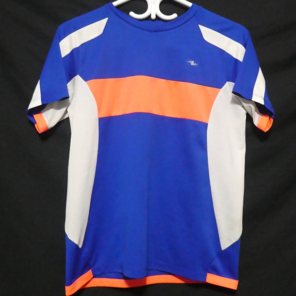 ATHLETIC WORKS DRI-MORE | large, 14 | Exercise Shirt | Mesh Sides | EUC